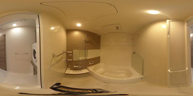 パノラマ画像バスルーム