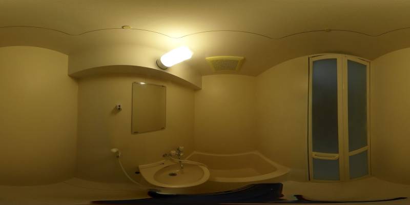 パノラマ画像バスルーム