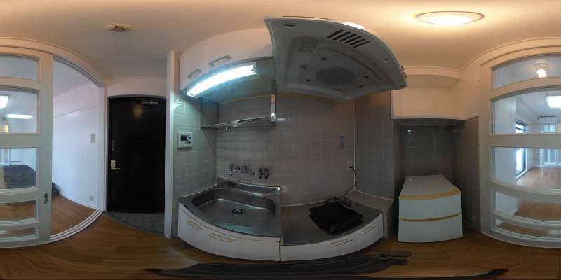 パノラマ画像キッチン