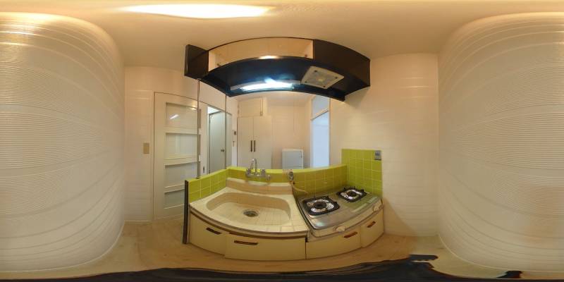 パノラマ画像キッチン