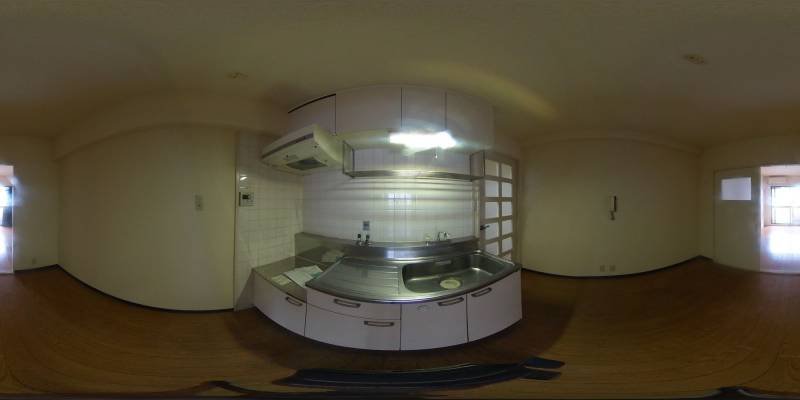 パノラマ画像キッチン