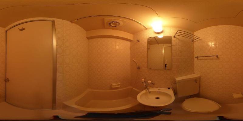 パノラマ画像バスルーム