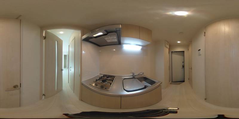 パノラマ画像キッチン