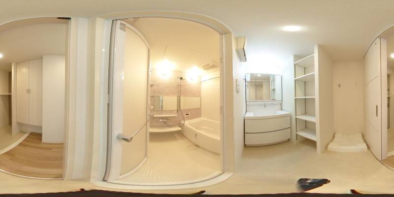 パノラマ画像バスルーム