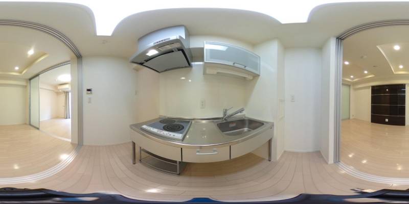 パノラマ画像キッチン