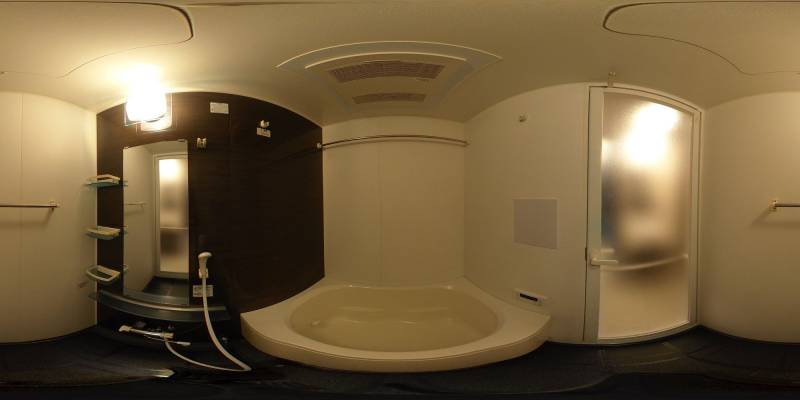 パノラマ画像バスルーム