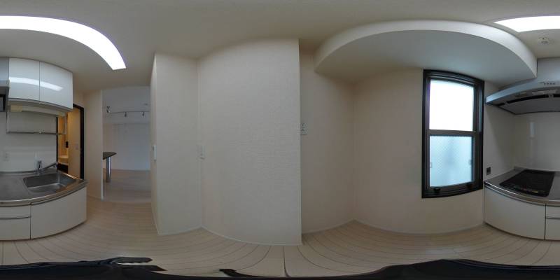 パノラマ画像キッチン