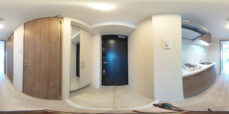 パノラマ画像玄関