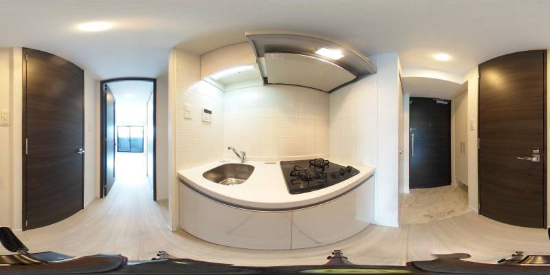 パノラマ画像キッチン