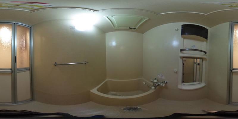 パノラマ画像バスルーム