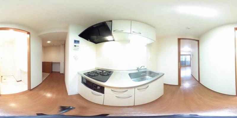 パノラマ画像キッチン