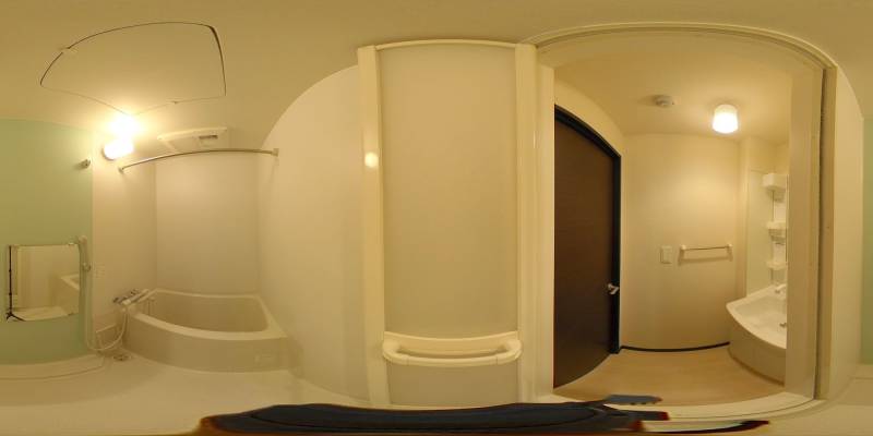 パノラマ画像バスルーム