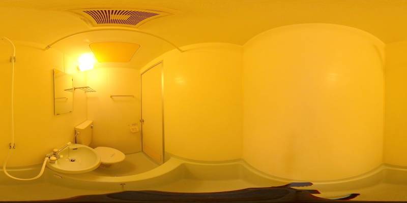 パノラマ画像バスルーム