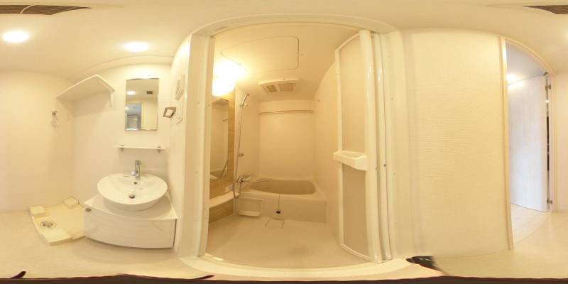 パノラマ画像バスルーム