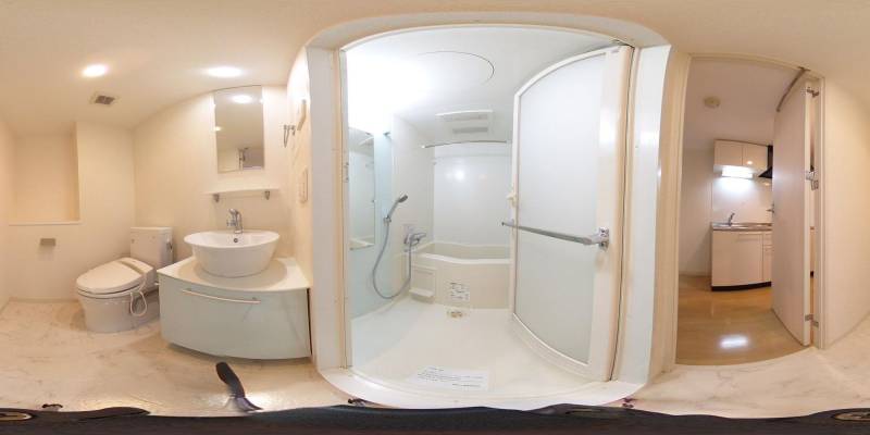 パノラマ画像バスルーム