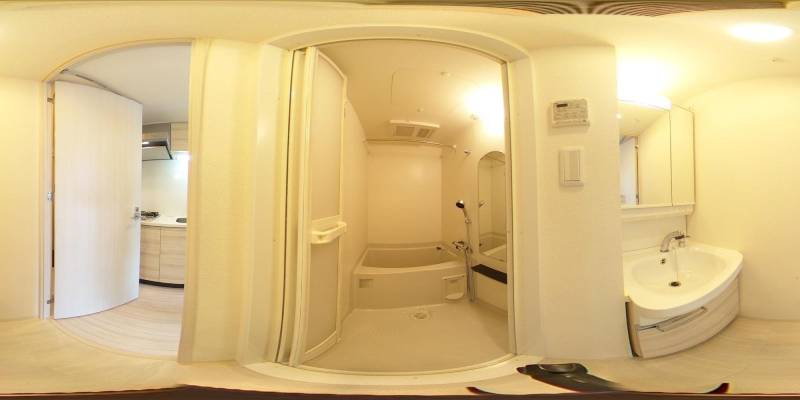 パノラマ画像バスルーム