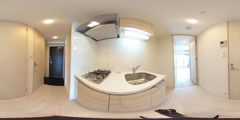 パノラマ画像キッチン