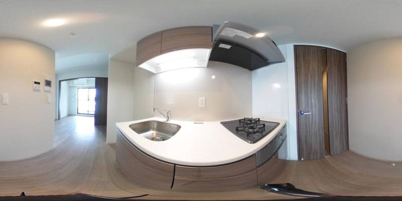 パノラマ画像キッチン