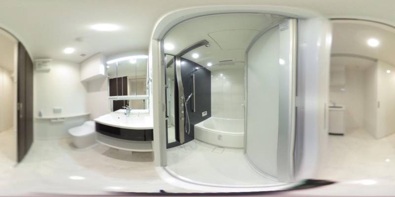 パノラマ画像バスルーム