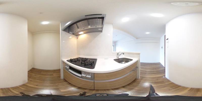 パノラマ画像キッチン