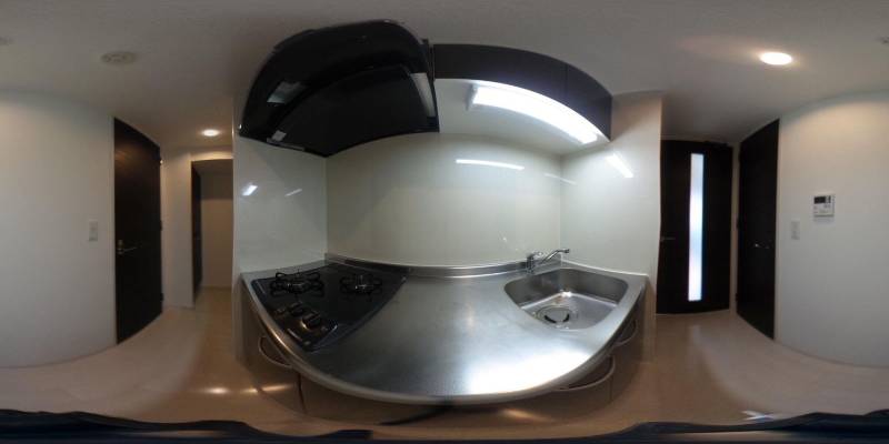 パノラマ画像キッチン