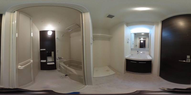 パノラマ画像バスルーム