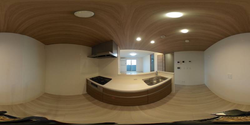 パノラマ画像キッチン