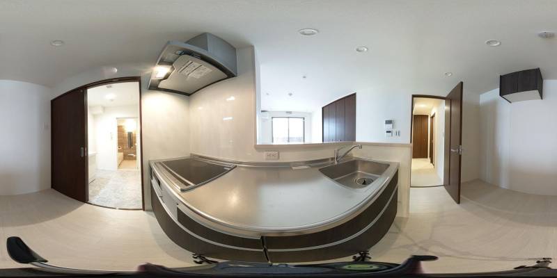 パノラマ画像キッチン