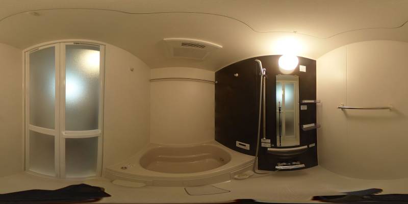 パノラマ画像バスルーム