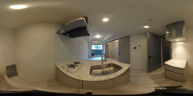 パノラマ画像キッチン