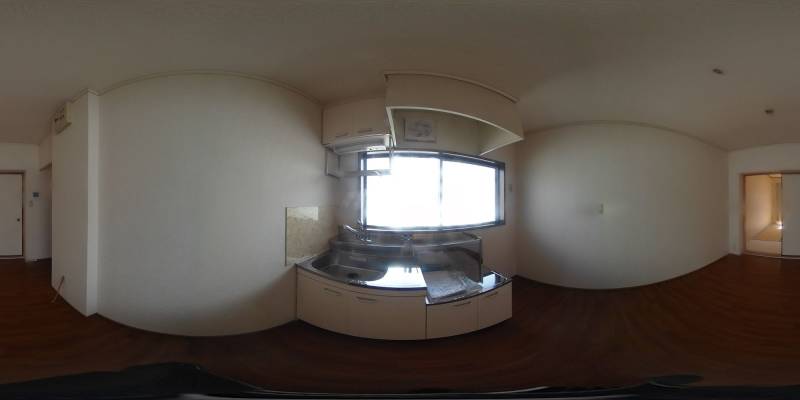 パノラマ画像キッチン