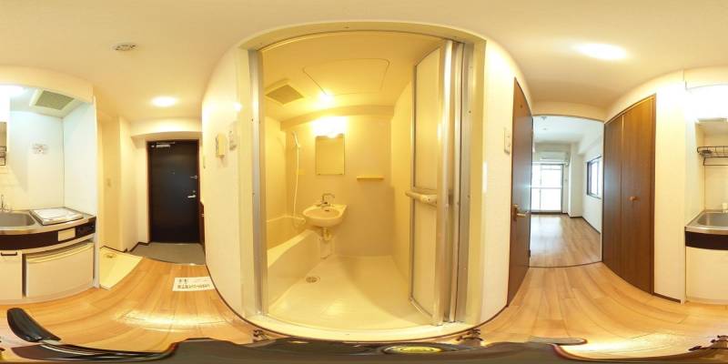 パノラマ画像バスルーム