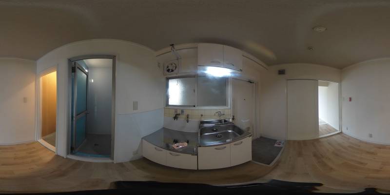 パノラマ画像キッチン