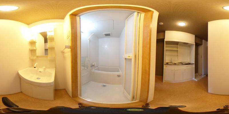 パノラマ画像洗面所