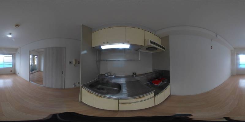 パノラマ画像キッチン