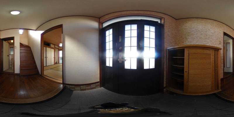 パノラマ画像玄関