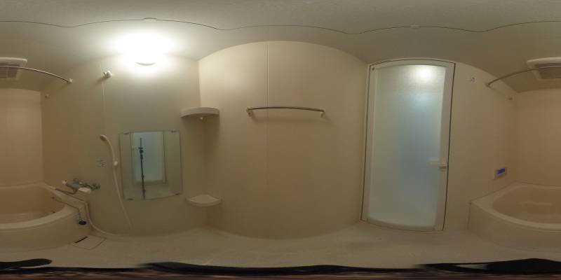 パノラマ画像バスルーム