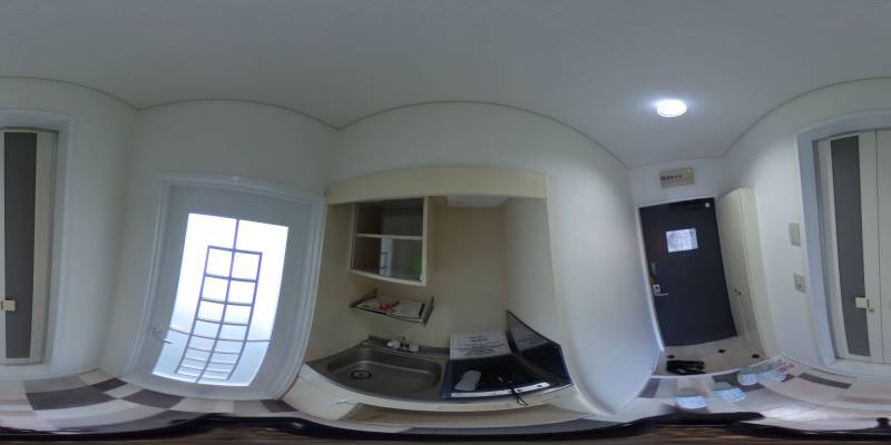 パノラマ画像キッチン