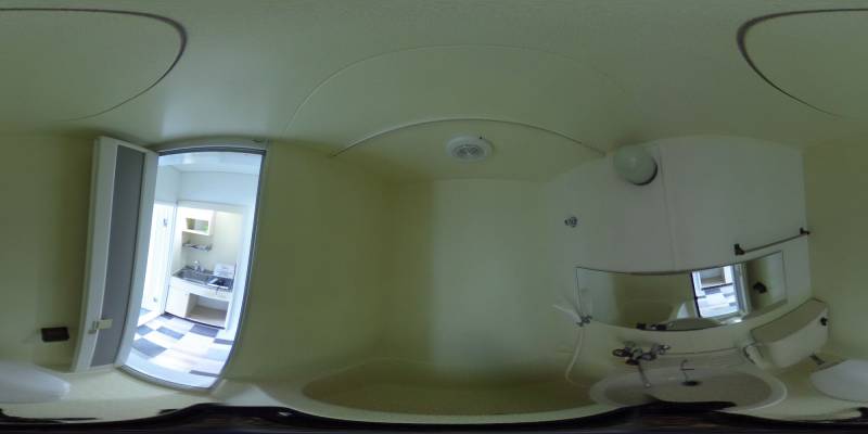 パノラマ画像バスルーム