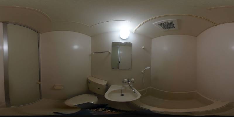 パノラマ画像バスルーム