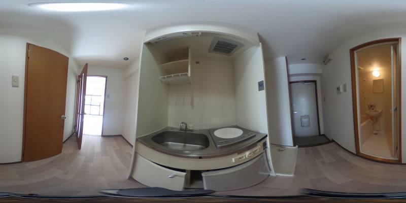 パノラマ画像キッチン