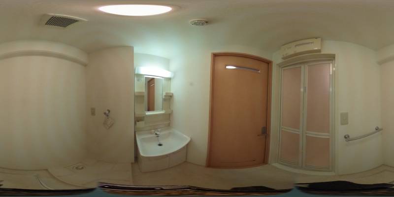 パノラマ画像洗面所