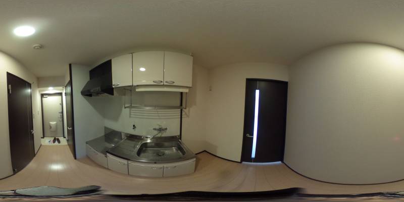 パノラマ画像キッチン