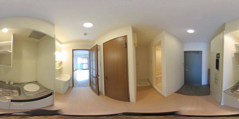 パノラマ画像キッチン