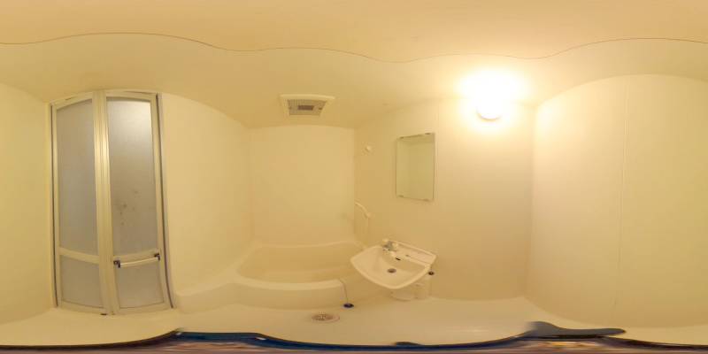 パノラマ画像バスルーム