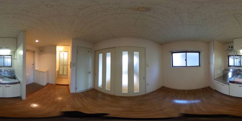 パノラマ画像キッチン