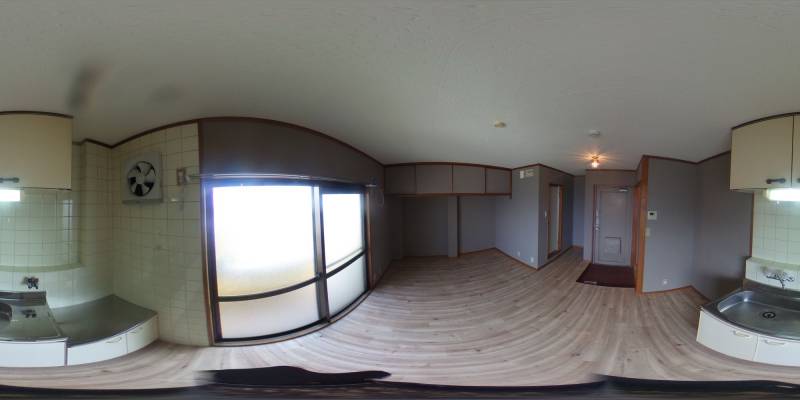 パノラマ画像キッチン