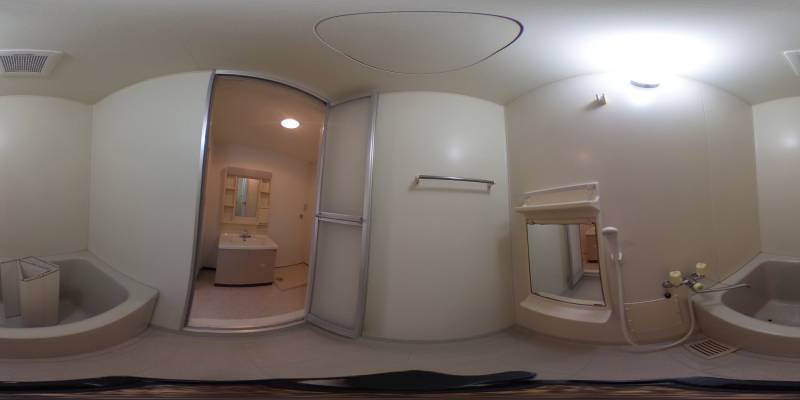 パノラマ画像洗面所