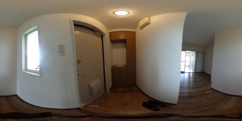 パノラマ画像玄関