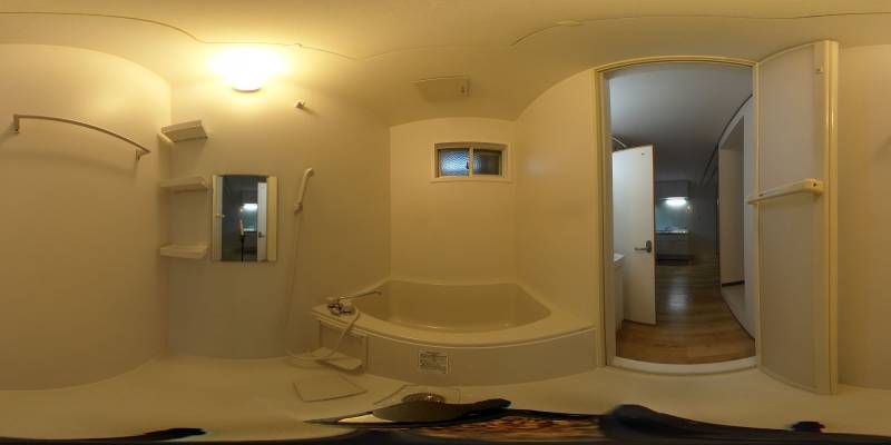 パノラマ画像バスルーム